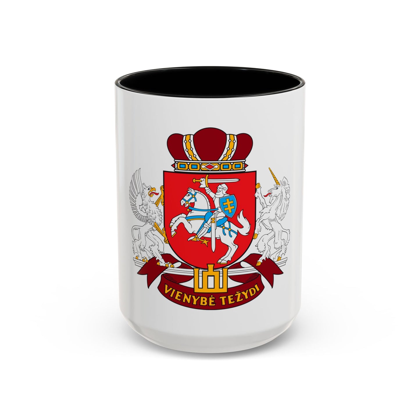 Coat of arms of the Seimas of Lithuania - Accent Coffee Mug