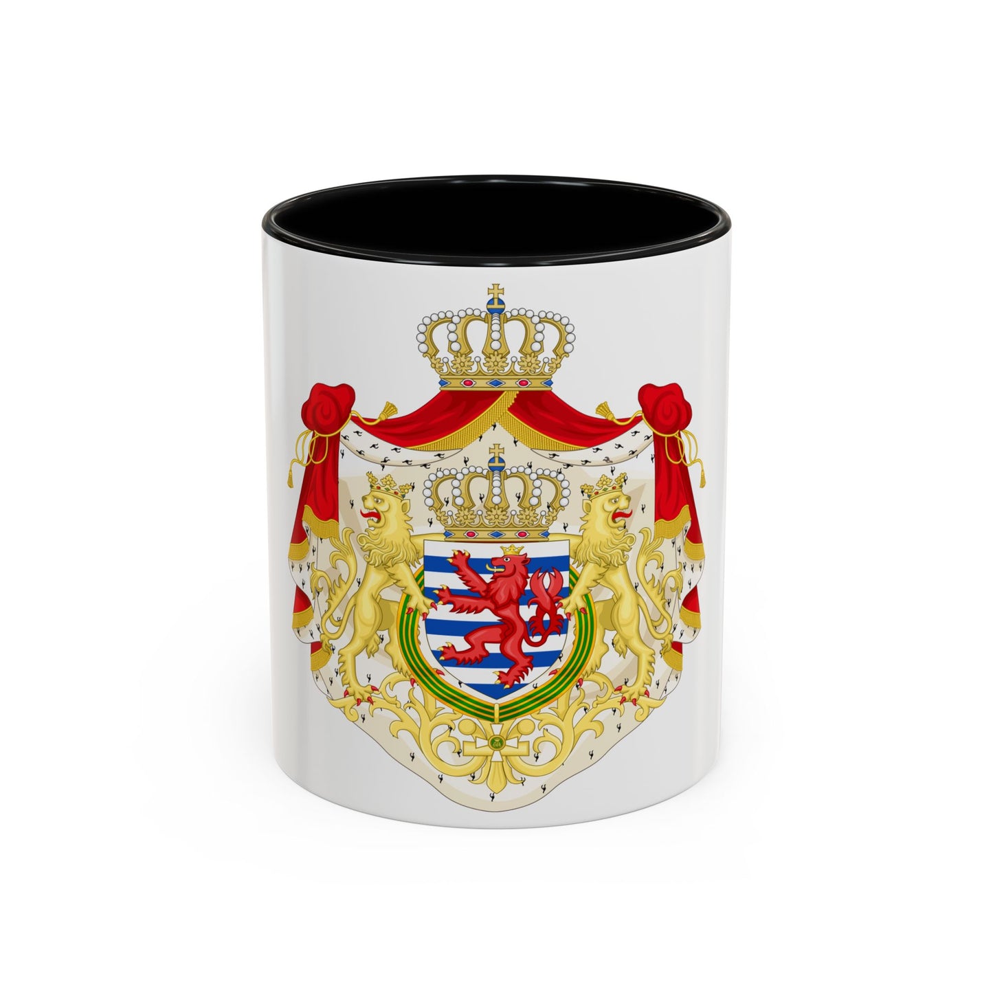 Greater coat of arms of the grand-duchy of Luxembourg 2 - Accent Coffee Mug