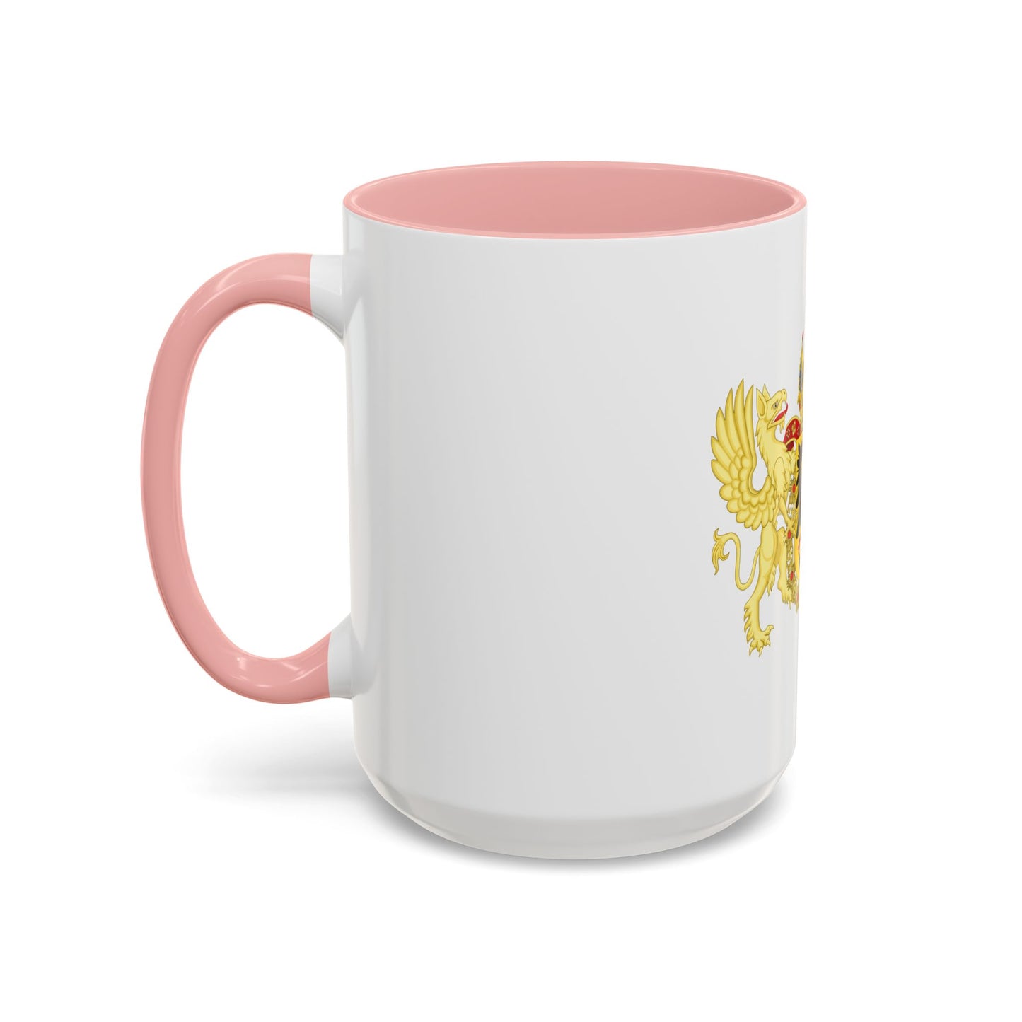Ornamented Coat of Arms of Maximilian II, Holy Roman Emperor - Accent Coffee Mug