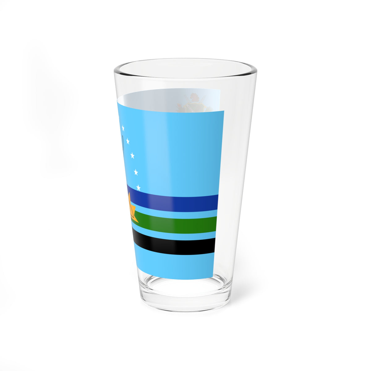 Propuesta de bandera para el Estado Monagas 55 (Venezuela) Pint Glass 16oz