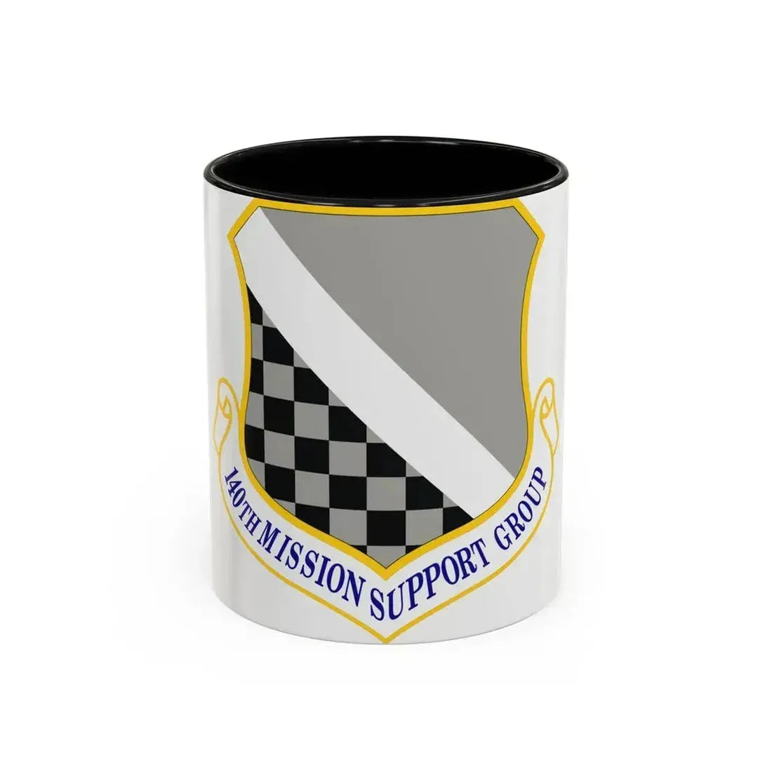 140th Mission Support Group (U.S. Air Force) Accent Coffee Mug 11oz Black - Go Mug Yourself