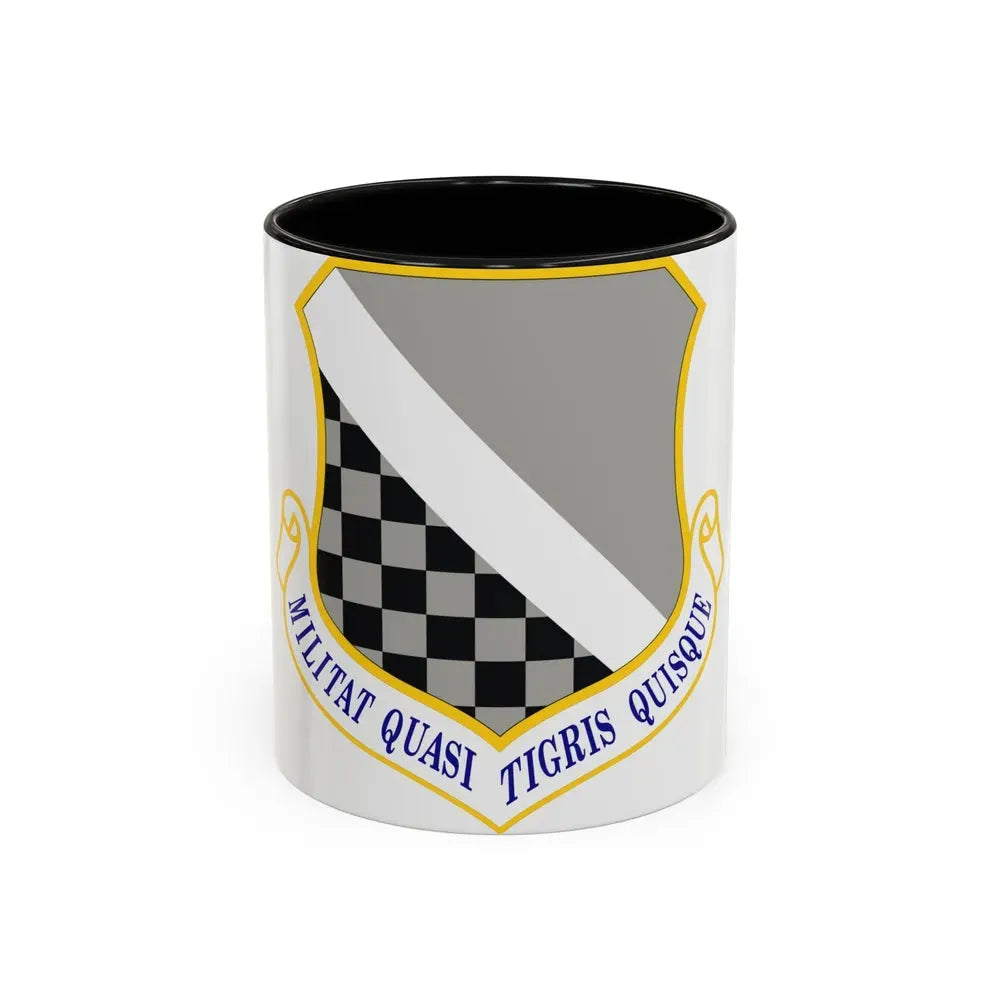 140th Wing (U.S. Air Force) Accent Coffee Mug 11oz Black - Go Mug Yourself