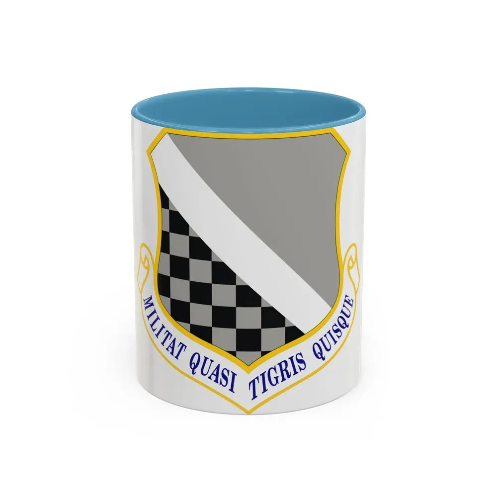 140th Wing (U.S. Air Force) Accent Coffee Mug 11oz Light Blue - Go Mug Yourself