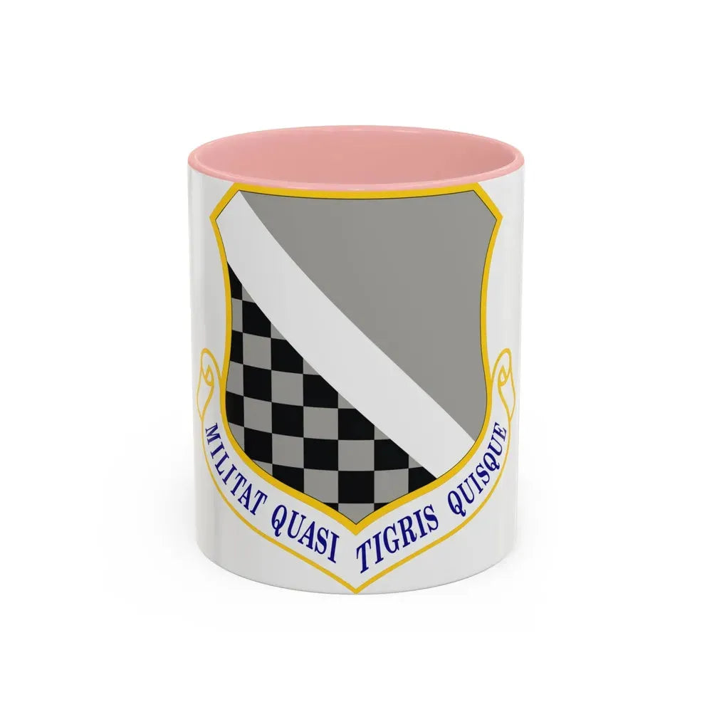140th Wing (U.S. Air Force) Accent Coffee Mug 11oz Pink - Go Mug Yourself