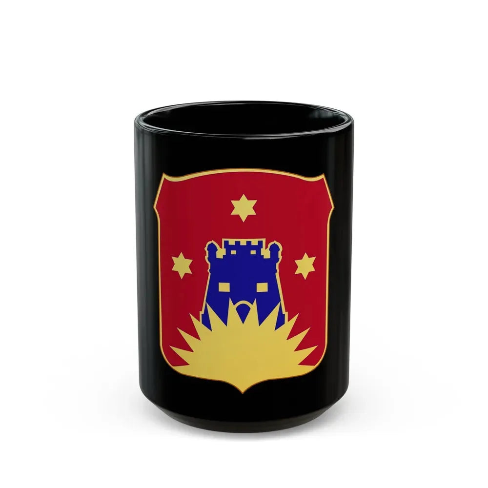 141 Engineer Battalion (U.S. Army) Black Coffee Mug 15oz - Go Mug Yourself