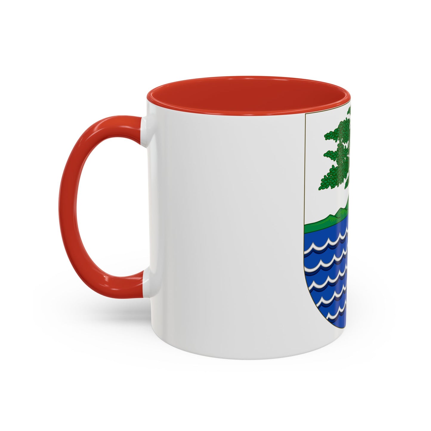 Coat of Arms of the Portuguese and Spanish Guinea - Accent Coffee Mug