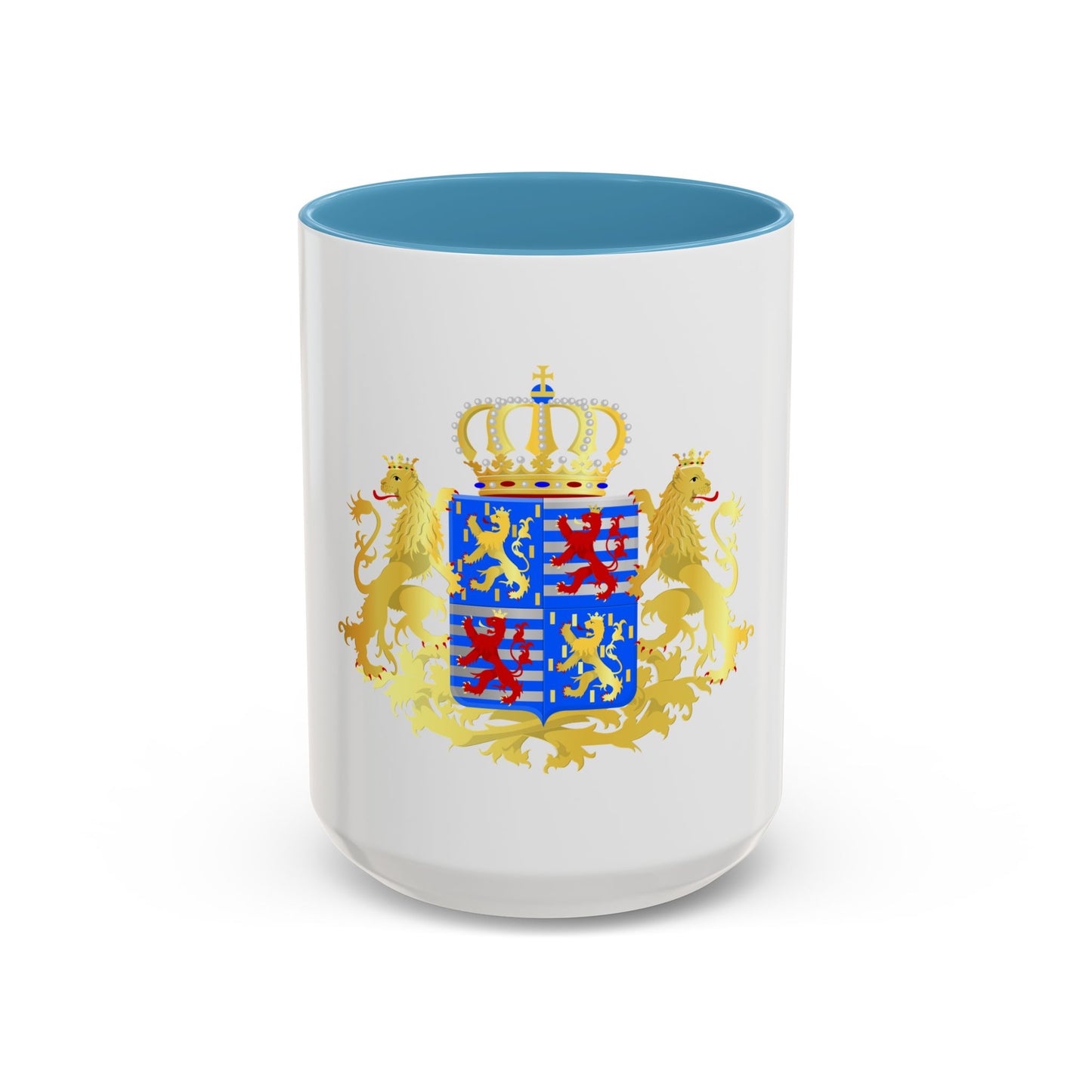 Middle coat of arms of the Grand Dukes of Luxembourg prior to 2000 - Accent Coffee Mug