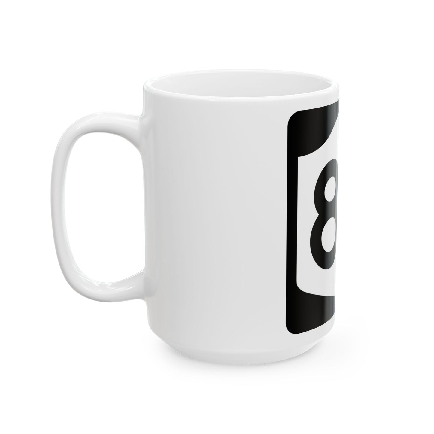 NY-85 (New York) (Road Sign) White Coffee Mug