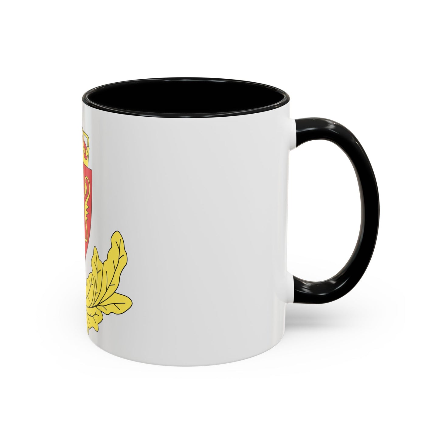 Coat of arms of the Norwegian Border Police - Accent Coffee Mug