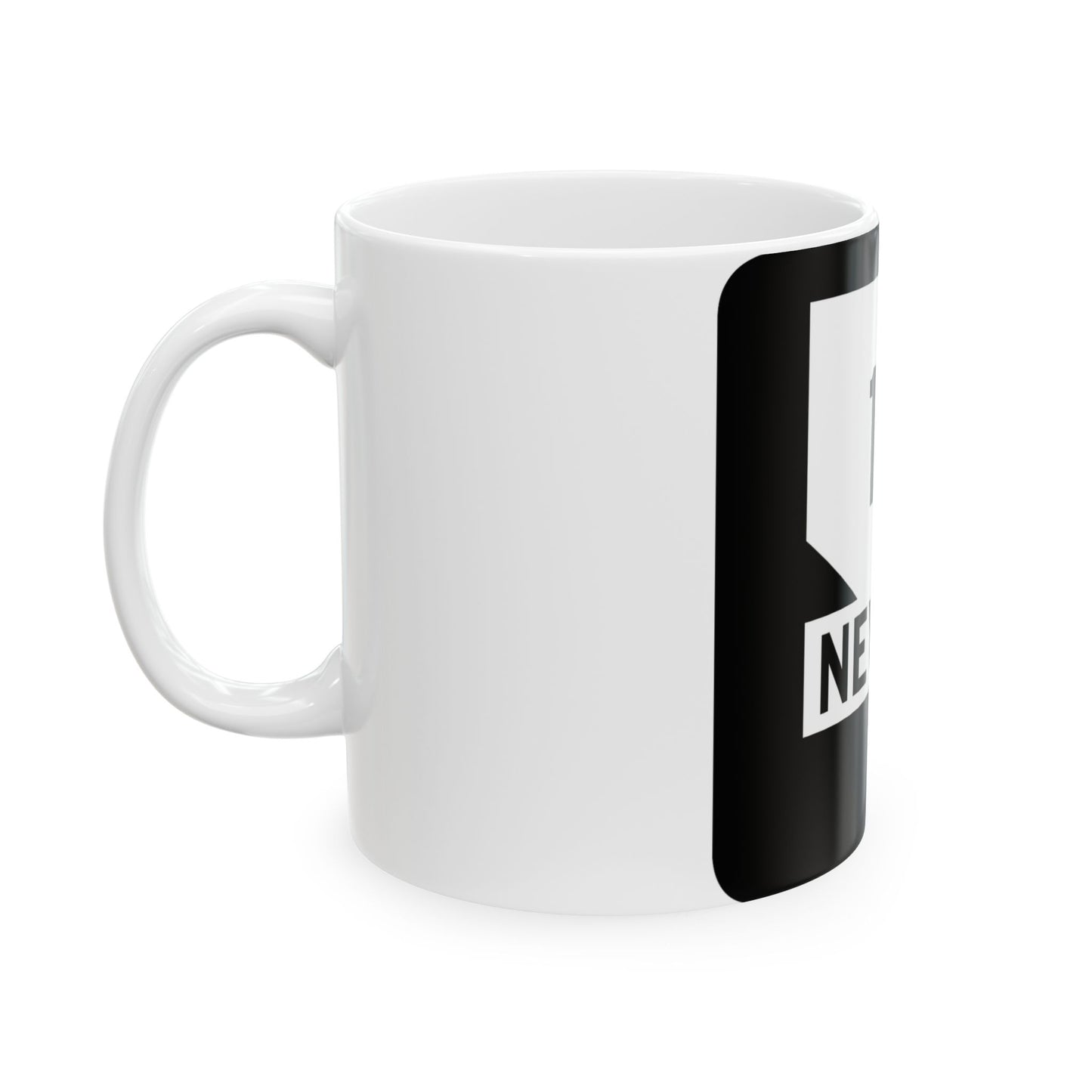 Nevada 1A (Nevada) (Road Sign) White Coffee Mug
