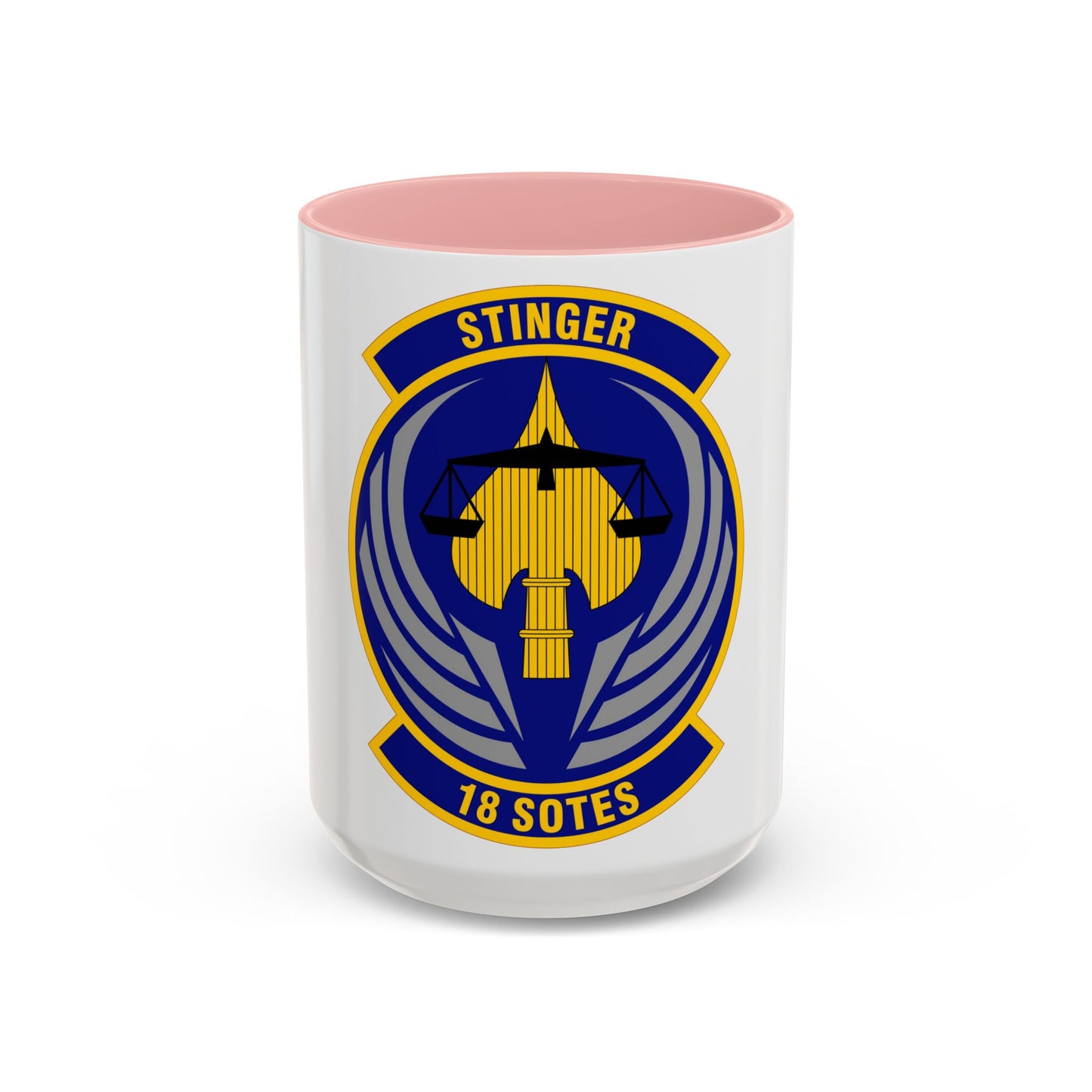 18 Special Operations Test and Evaluation Squadron AFSOC (U.S. Air Force) Accent Coffee Mug