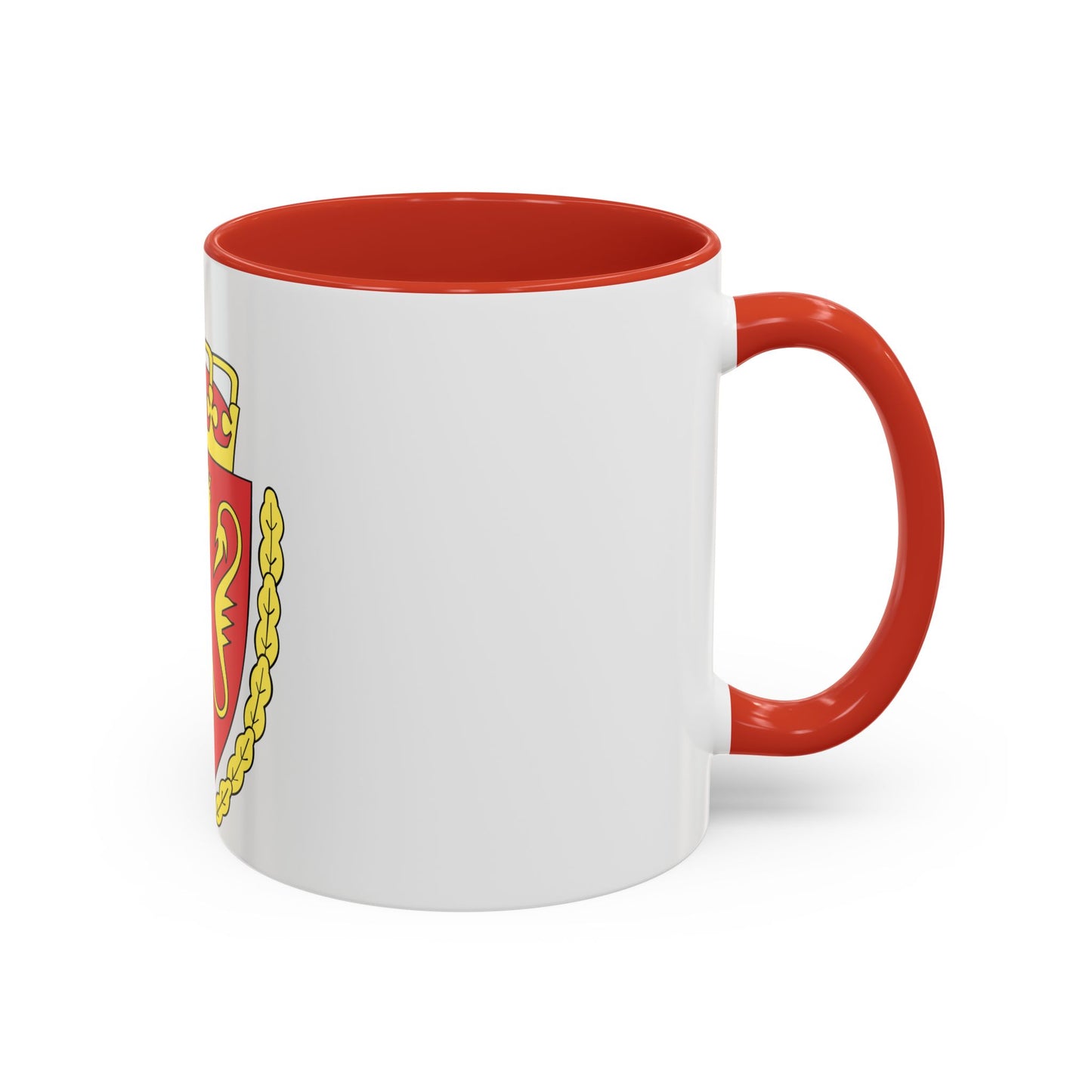 Coat of arms of the Norwegian Customs Service - Accent Coffee Mug