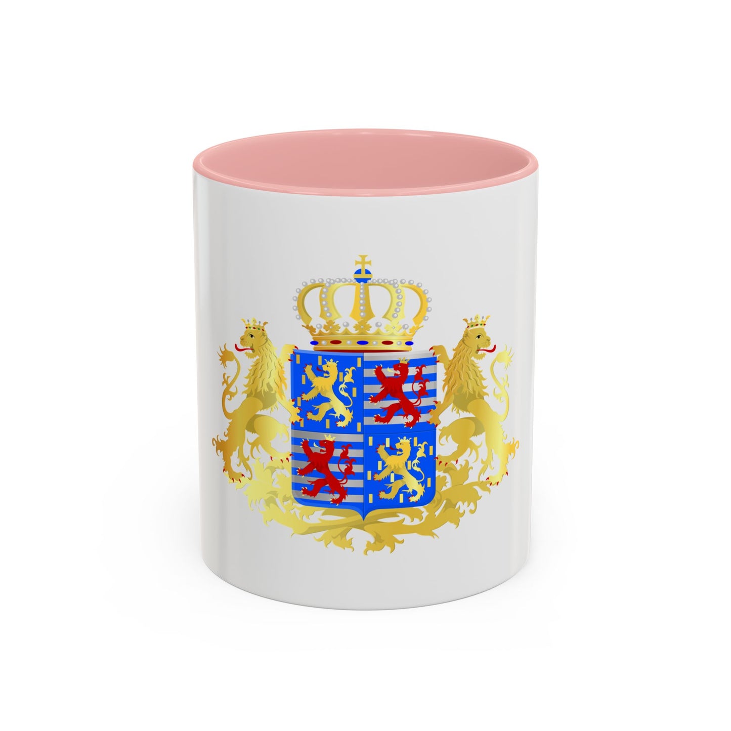 Middle coat of arms of the Grand Dukes of Luxembourg prior to 2000 - Accent Coffee Mug
