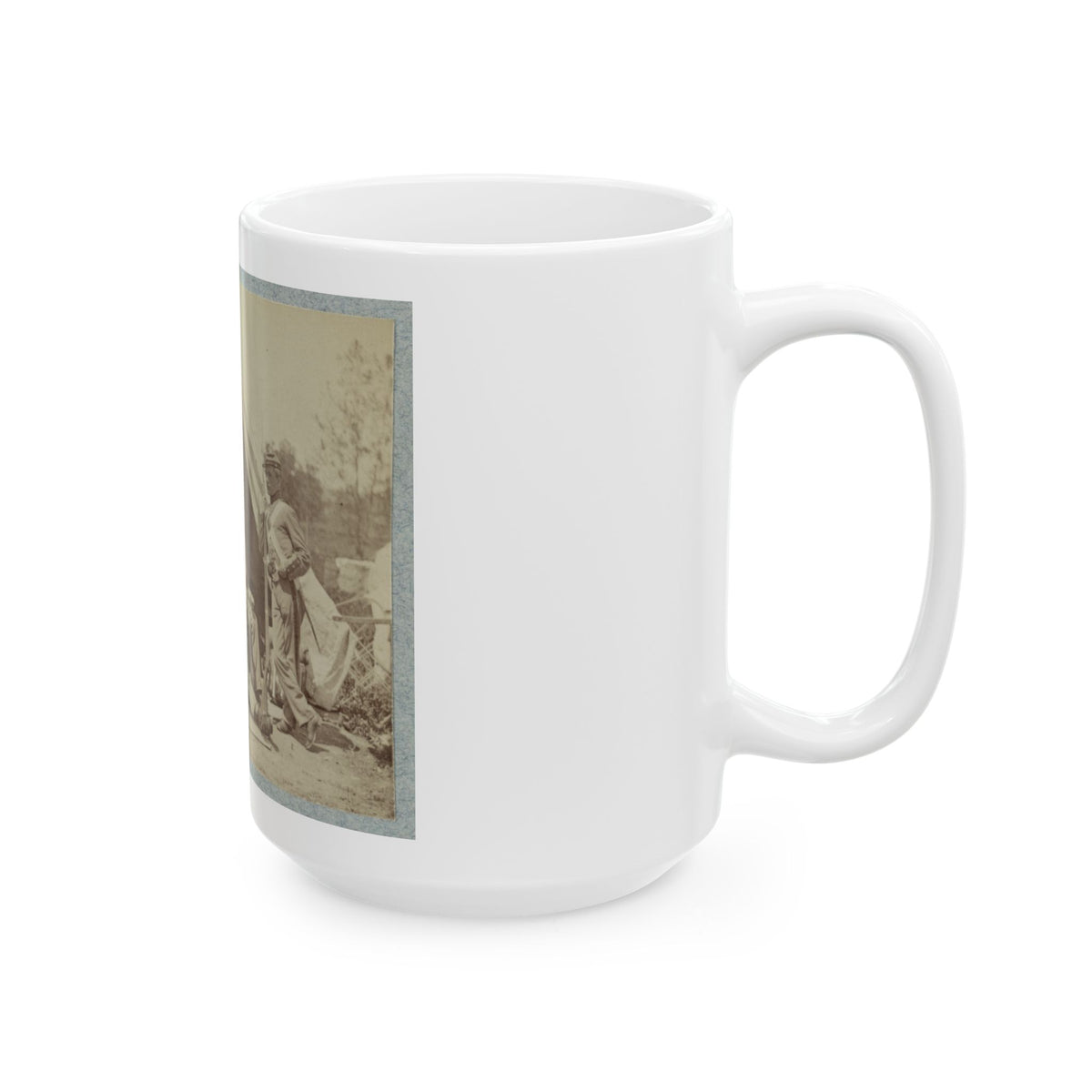 7th New York State Militia, Camp Cameron, D.C., 1861 002(2) (U.S. Civil War) White Coffee Mug