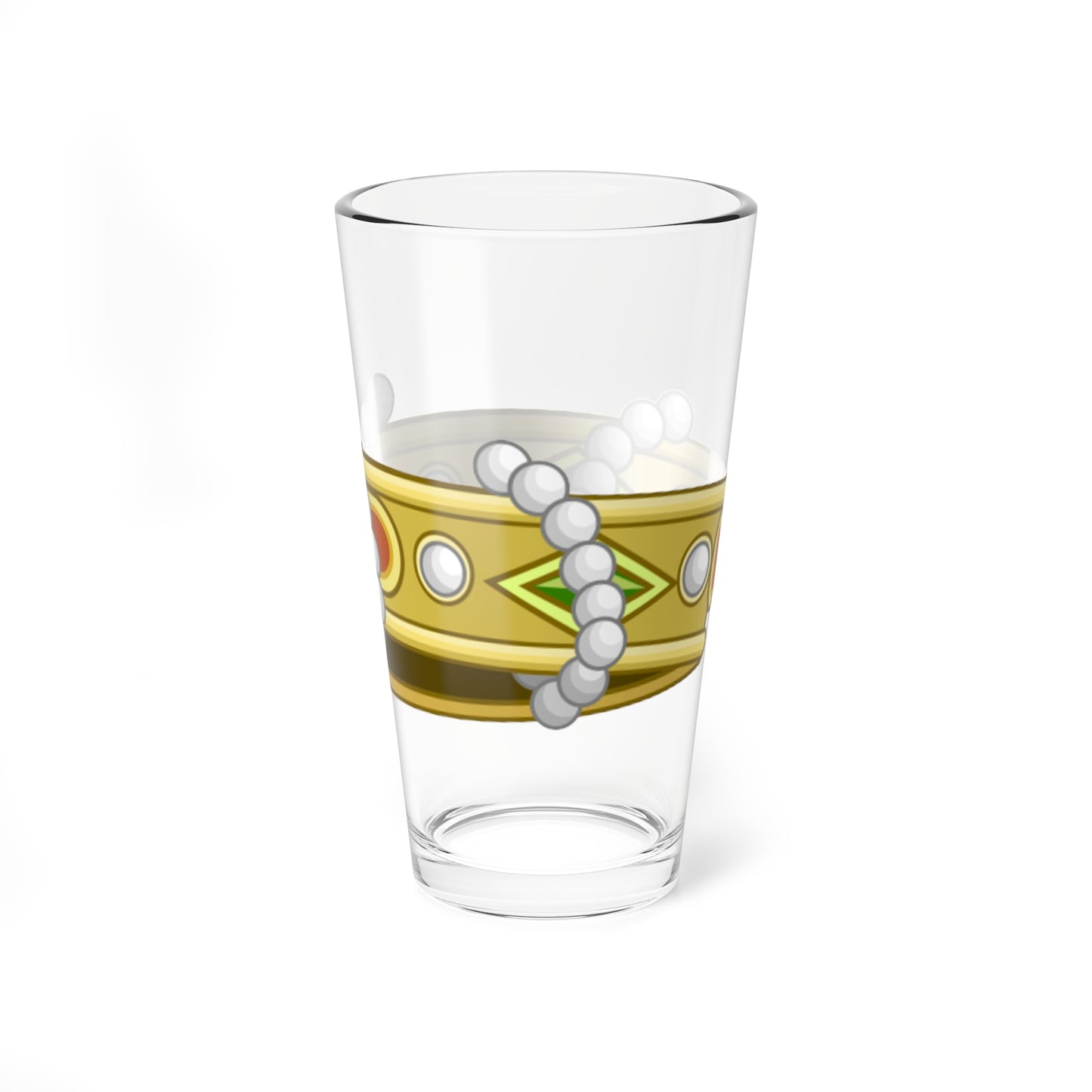 Corona normale di barone italiano (Italy) (Coat of Arms) Pint Glass 16oz