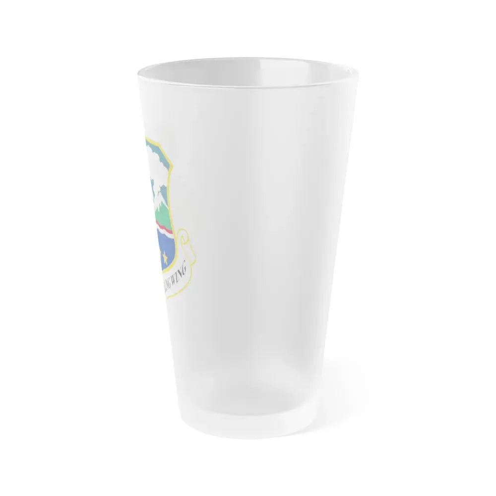 141st Air Refueling Wing (U.S. Air Force) Frosted Pint Glass 16oz - Go Mug Yourself