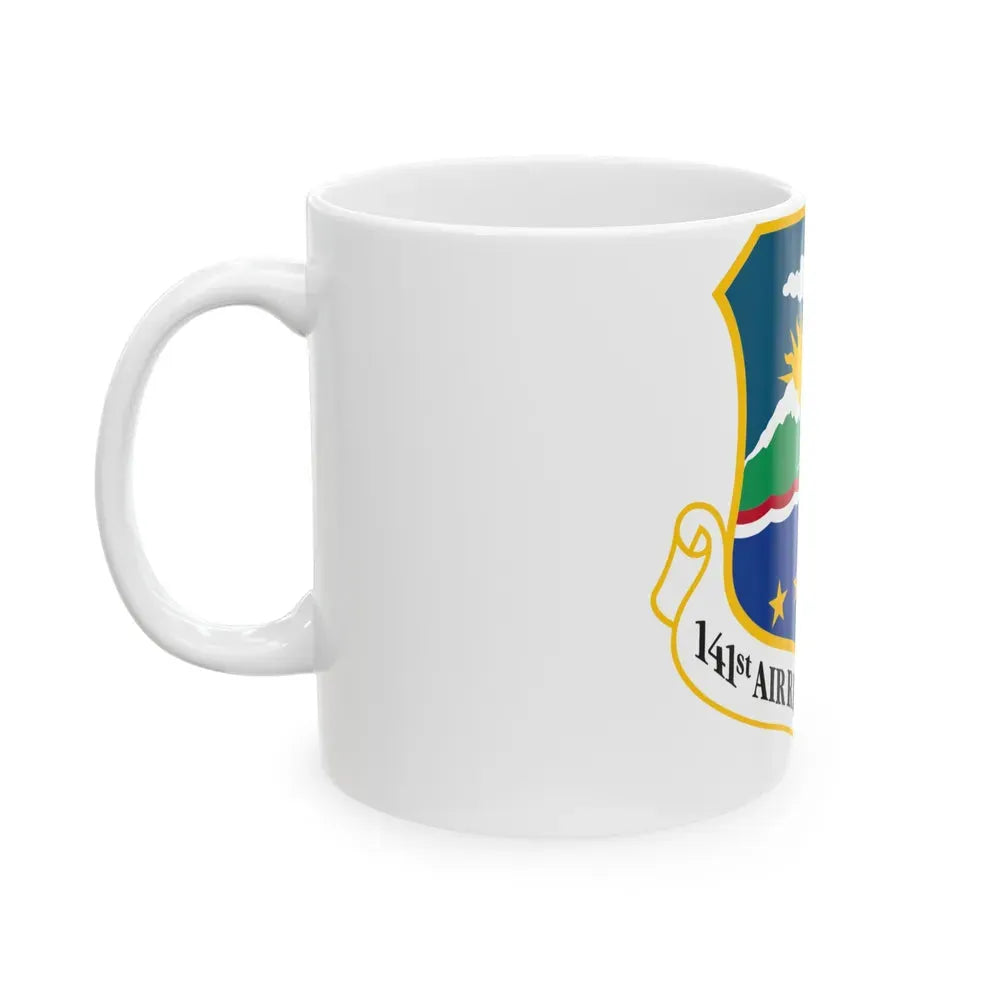 141st Air Refueling Wing (U.S. Air Force) White Coffee Mug - Go Mug Yourself