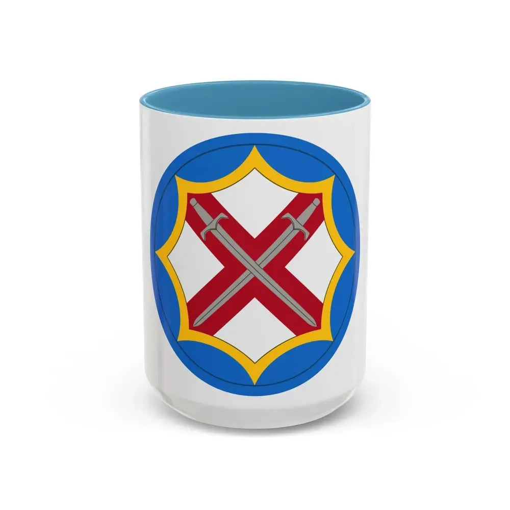 142 Battlefield Surveillance Brigade (U.S. Army) Accent Coffee Mug 15oz Light Blue - Go Mug Yourself