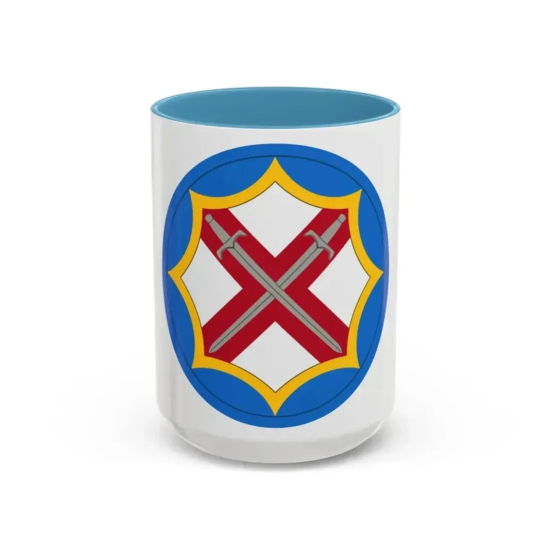 142 Battlefield Surveillance Brigade (U.S. Army) Accent Coffee Mug 15oz Light Blue - Go Mug Yourself