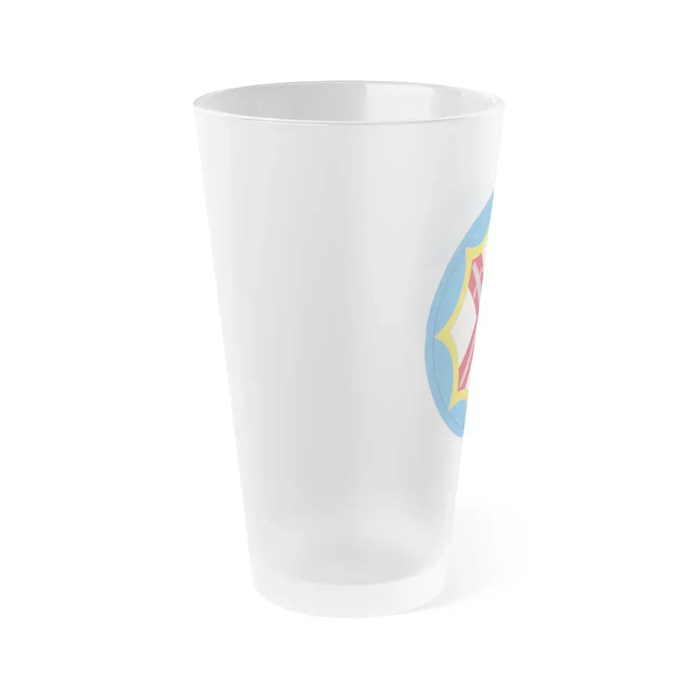 142 Battlefield Surveillance Brigade (U.S. Army) Frosted Pint Glass 16oz - Go Mug Yourself