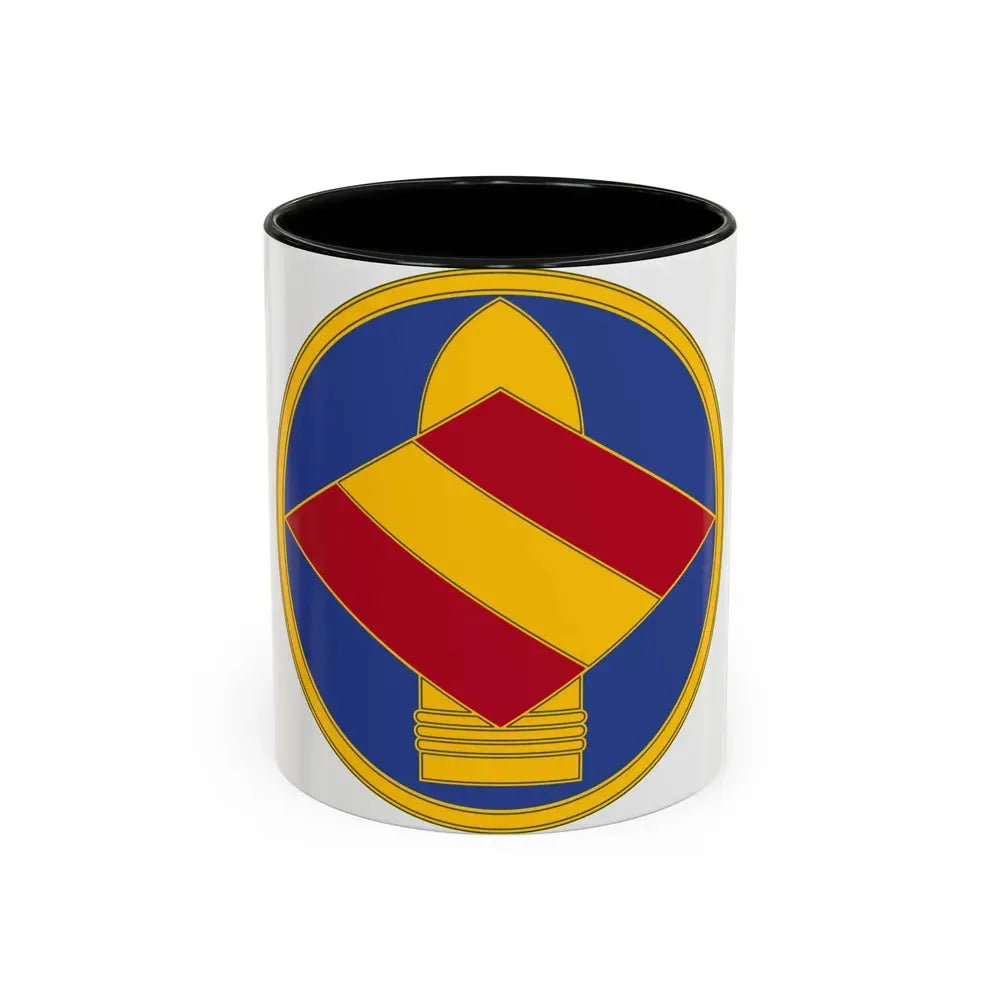 142 Field Artillery Brigade 3 (U.S. Army) Accent Coffee Mug 11oz Black - Go Mug Yourself