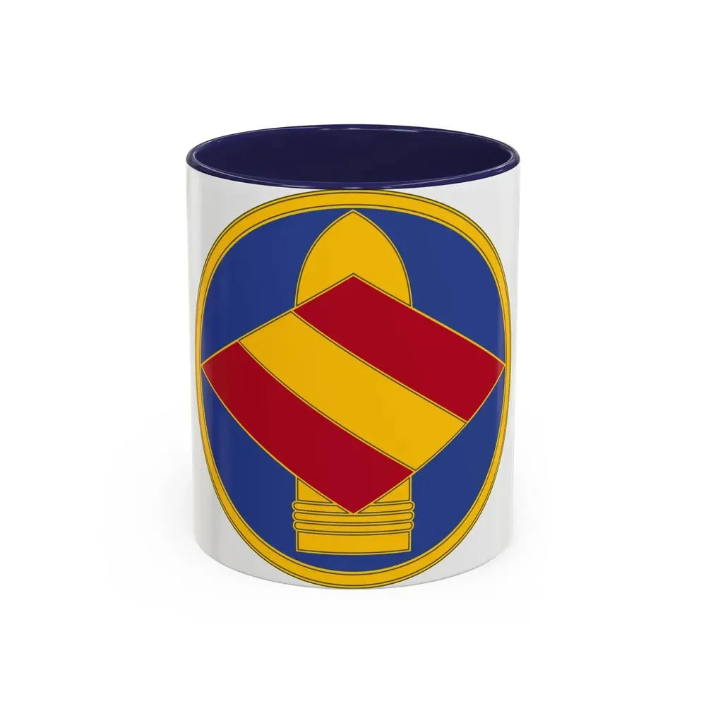 142 Field Artillery Brigade 3 (U.S. Army) Accent Coffee Mug 11oz Navy - Go Mug Yourself