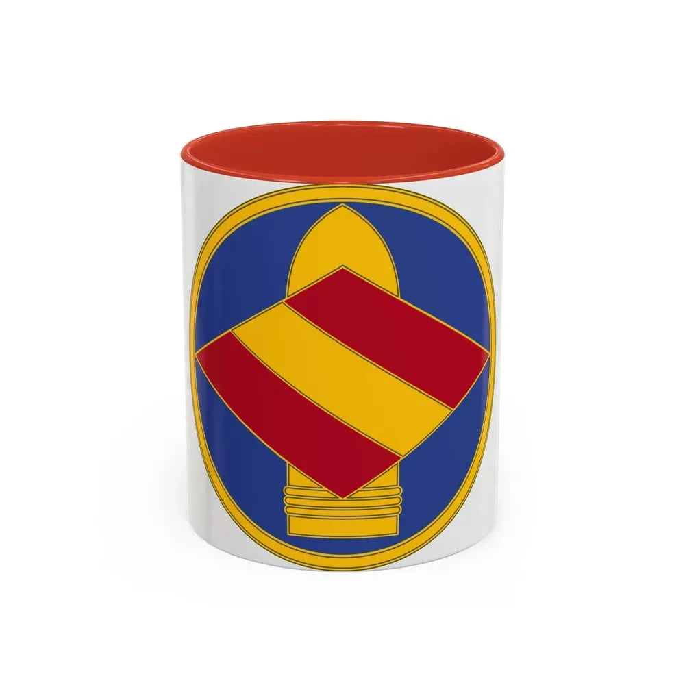 142 Field Artillery Brigade 3 (U.S. Army) Accent Coffee Mug 11oz Red - Go Mug Yourself