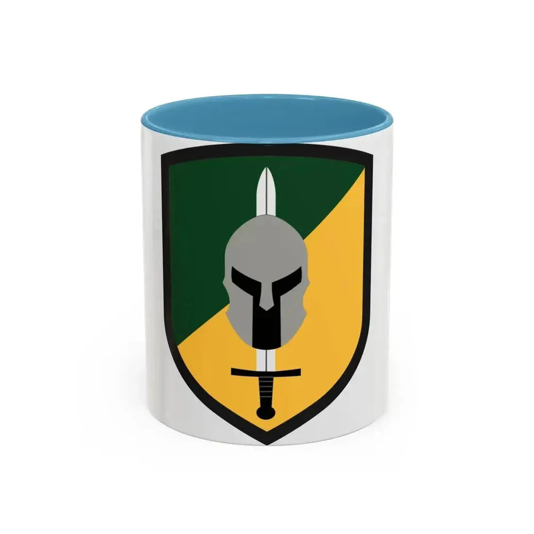 142 Military Police Brigade (U.S. Army) Accent Coffee Mug 11oz Light Blue - Go Mug Yourself