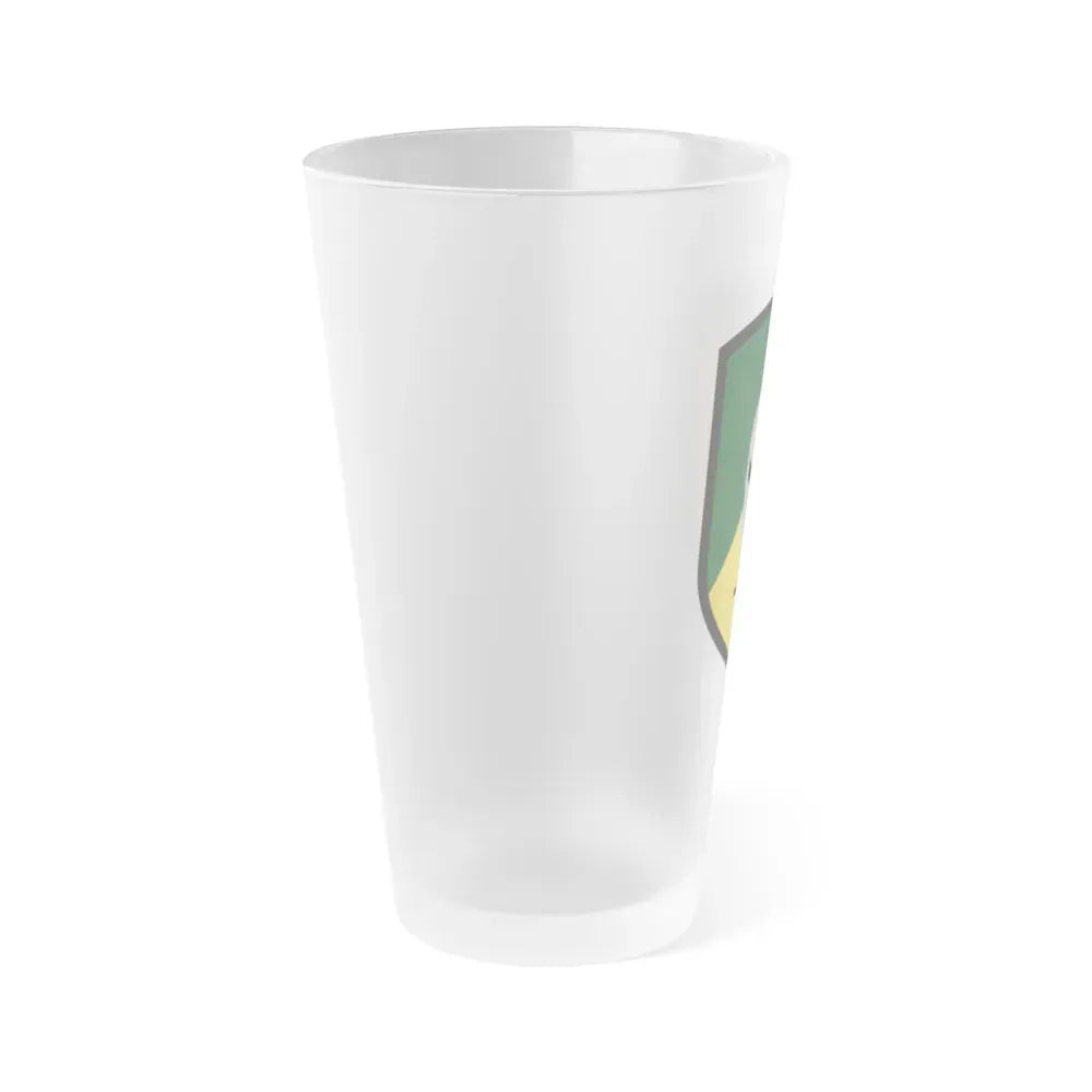 142 Military Police Brigade (U.S. Army) Frosted Pint Glass 16oz - Go Mug Yourself