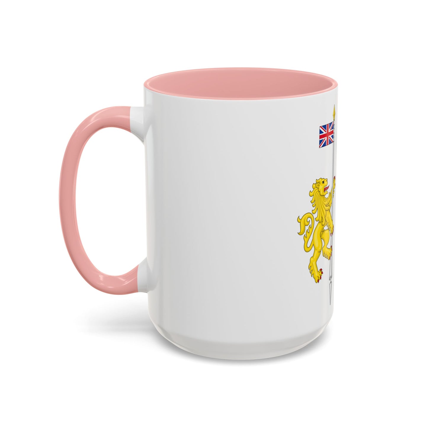 Supporters from the coat of arms of Canada - Accent Coffee Mug