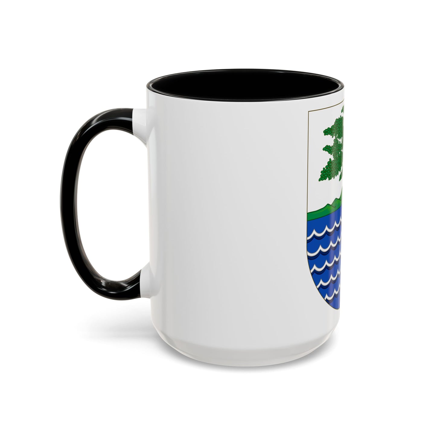 Coat of Arms of the Portuguese and Spanish Guinea - Accent Coffee Mug