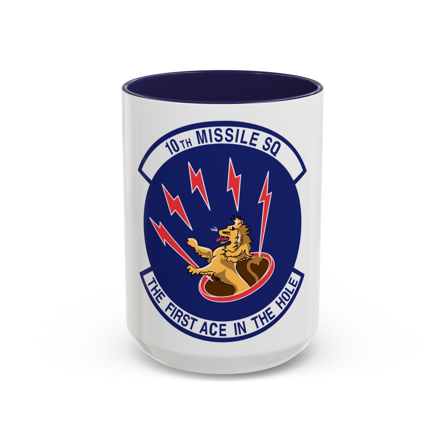 10th Missile SQ The First In The Hole (U.S. Air Force) Accent Coffee Mug