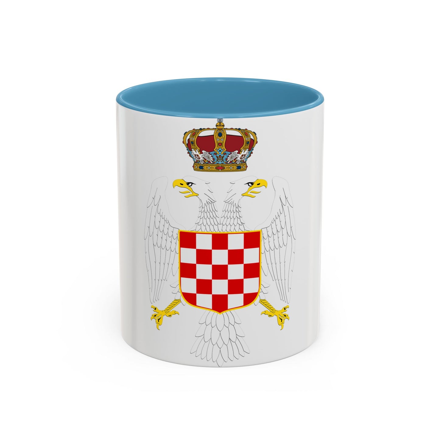Greater coat of arms of the Banate of Croatia - Accent Coffee Mug