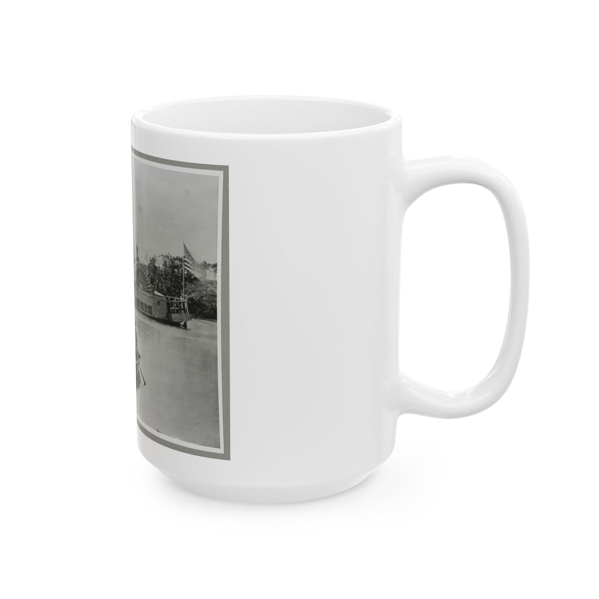 River Gunboat (U.S. Civil War) White Coffee Mug