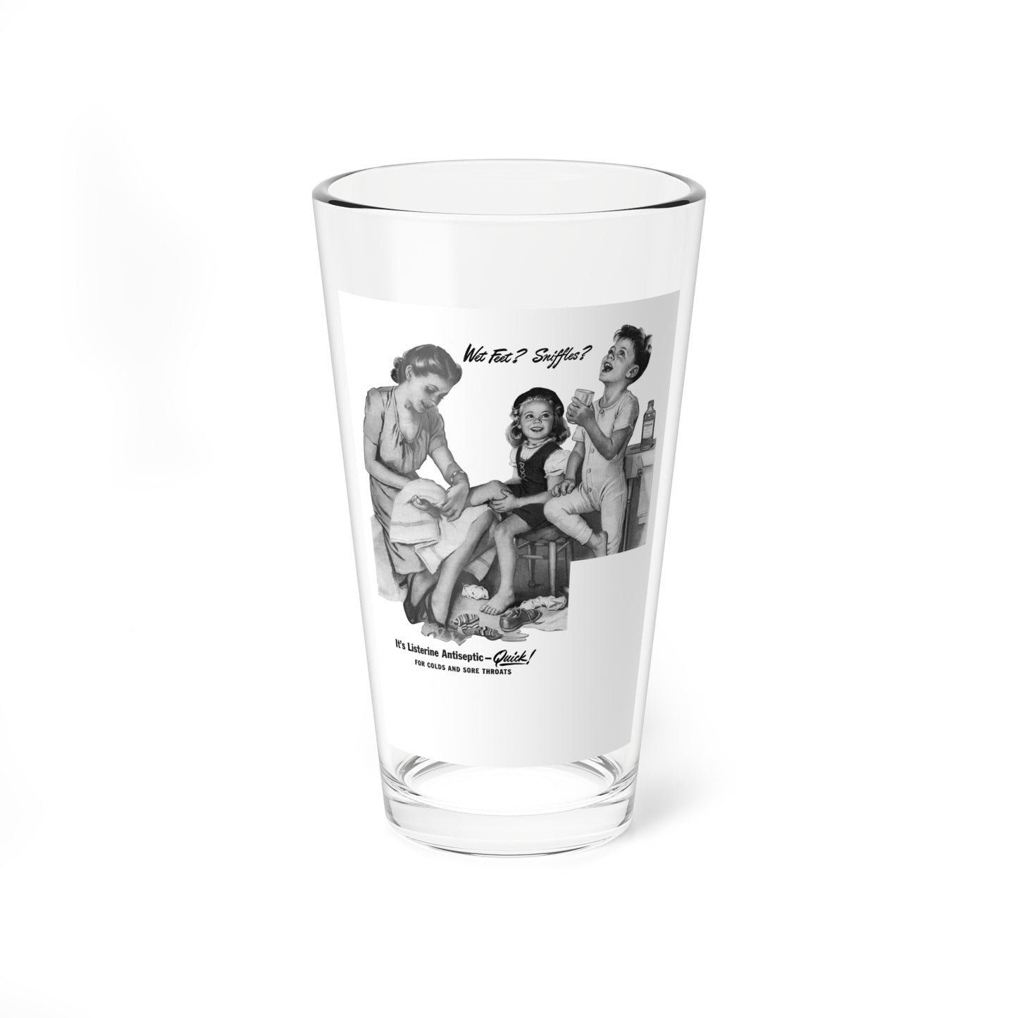 Listerine ad, Woman's Home Companion, January 1948 - Pint Glass 16oz