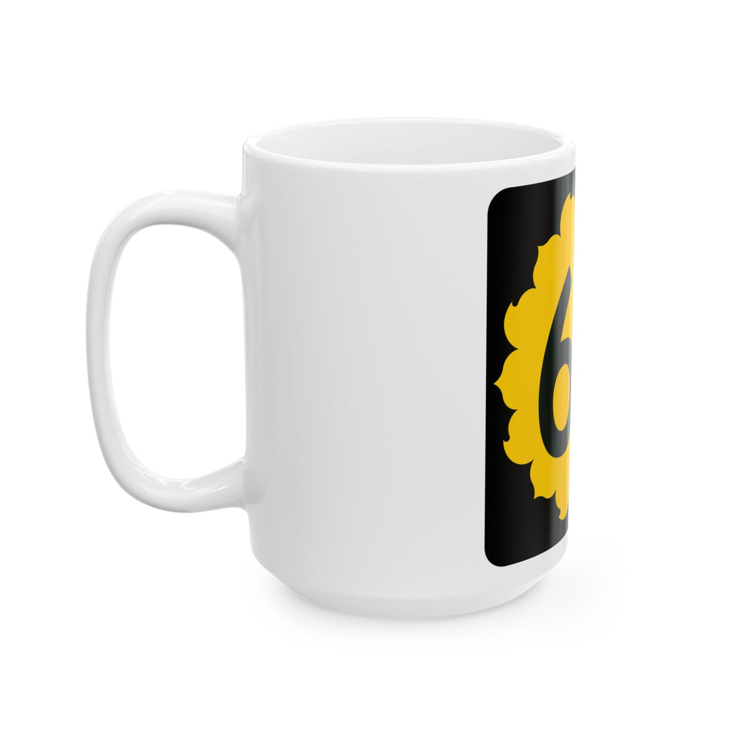 K-64 (Kansas) (Road Sign) White Coffee Mug