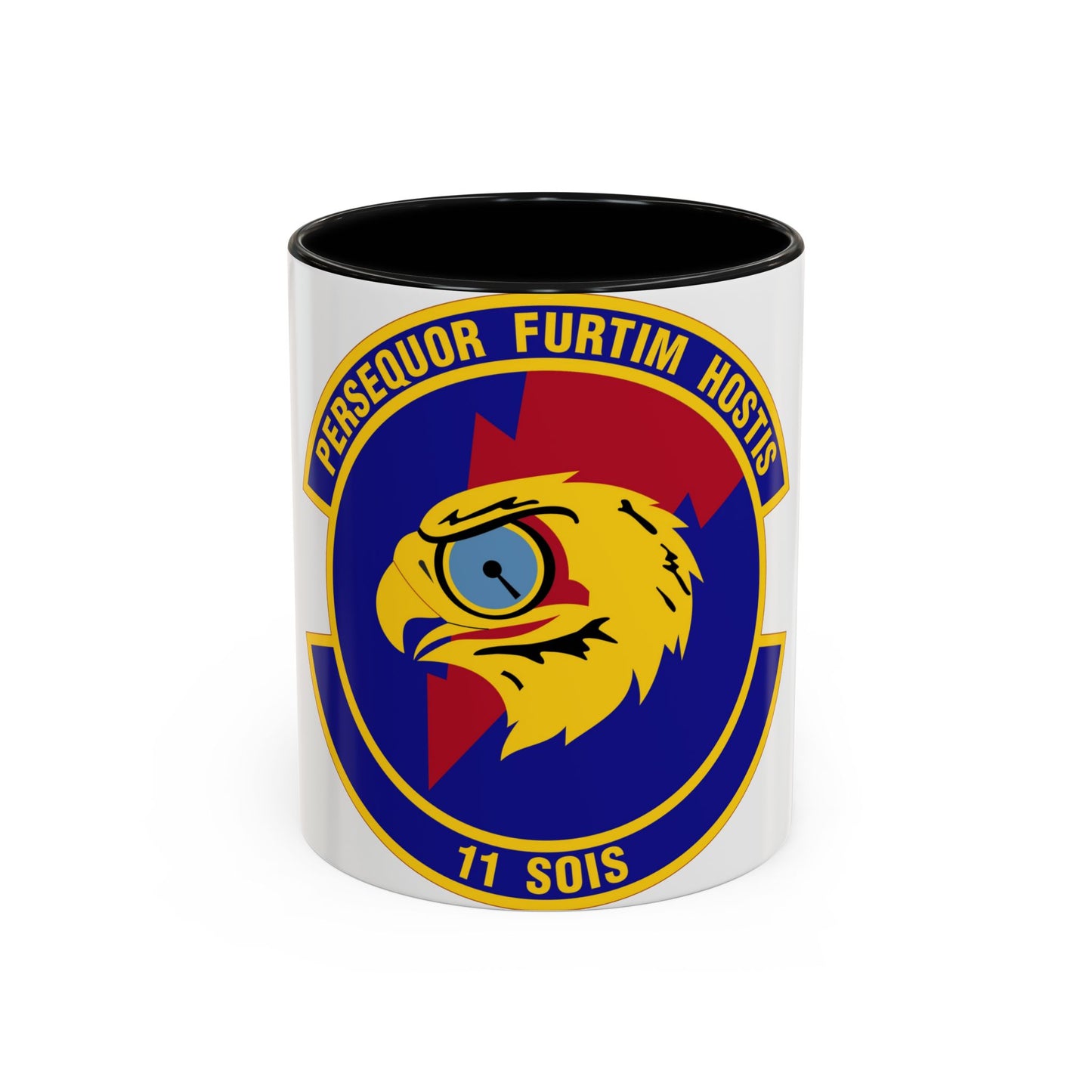 11 Special Operations Intelligence Squadron AFSOC (U.S. Air Force) Accent Coffee Mug