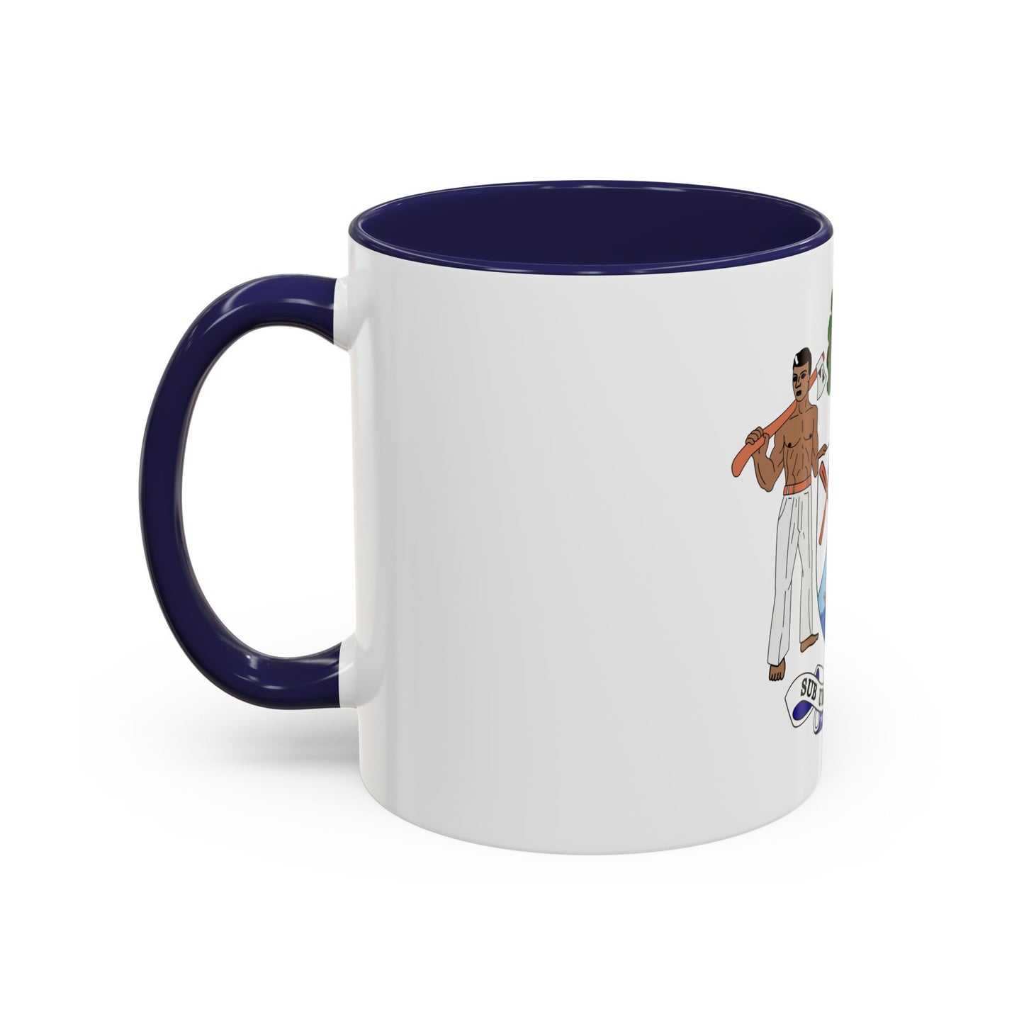 Coat of arms of British Honduras-Belize (1967-1981) - Accent Coffee Mug