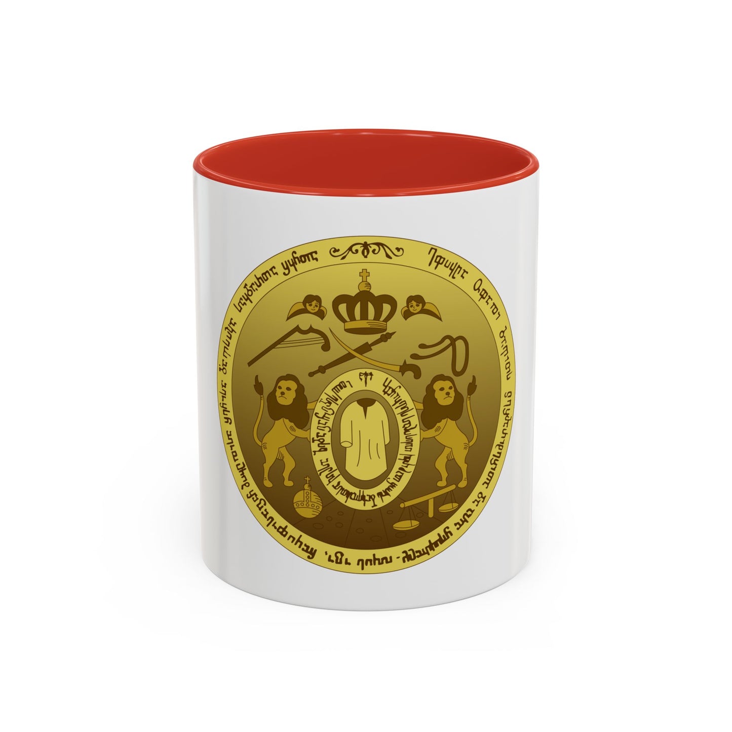 Coat of arms of Kingdom of Kartli-Kakheti - Accent Coffee Mug