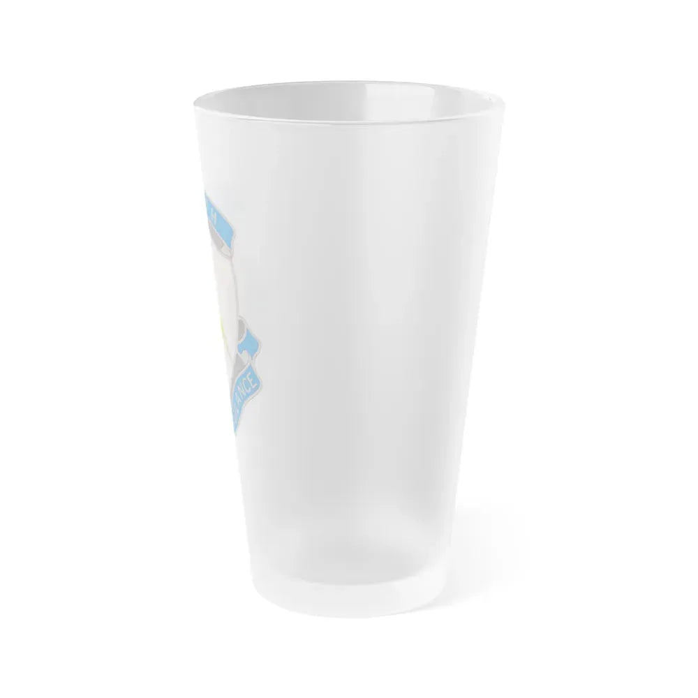 142nd Battlefield Surveillance Brigade 2 (U.S. Army) Frosted Pint Glass 16oz - Go Mug Yourself