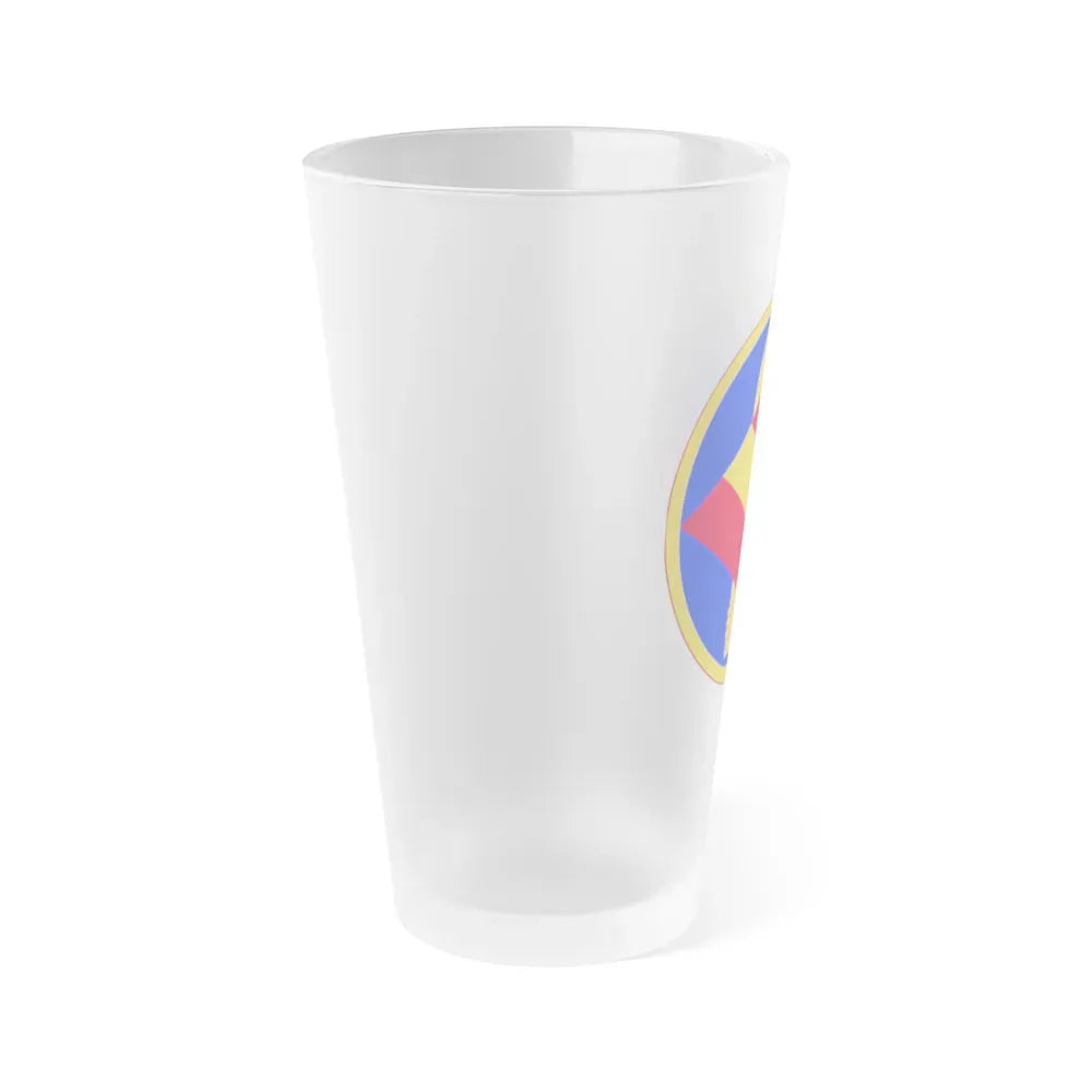 142nd Field Artillery Brigade (U.S. Army) Frosted Pint Glass 16oz - Go Mug Yourself