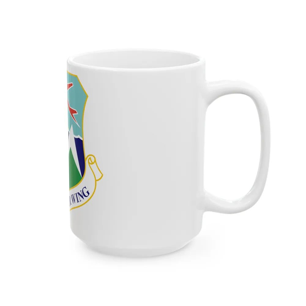 142nd Fighter Wing (U.S. Air Force) White Coffee Mug-Go Mug Yourself