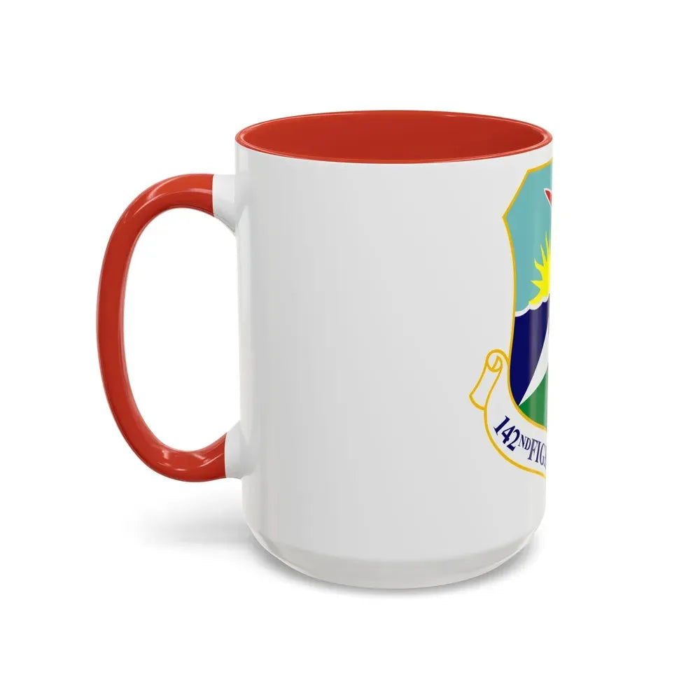 142nd Fighter Wing (U.S. Air Force) Accent Coffee Mug - Go Mug Yourself