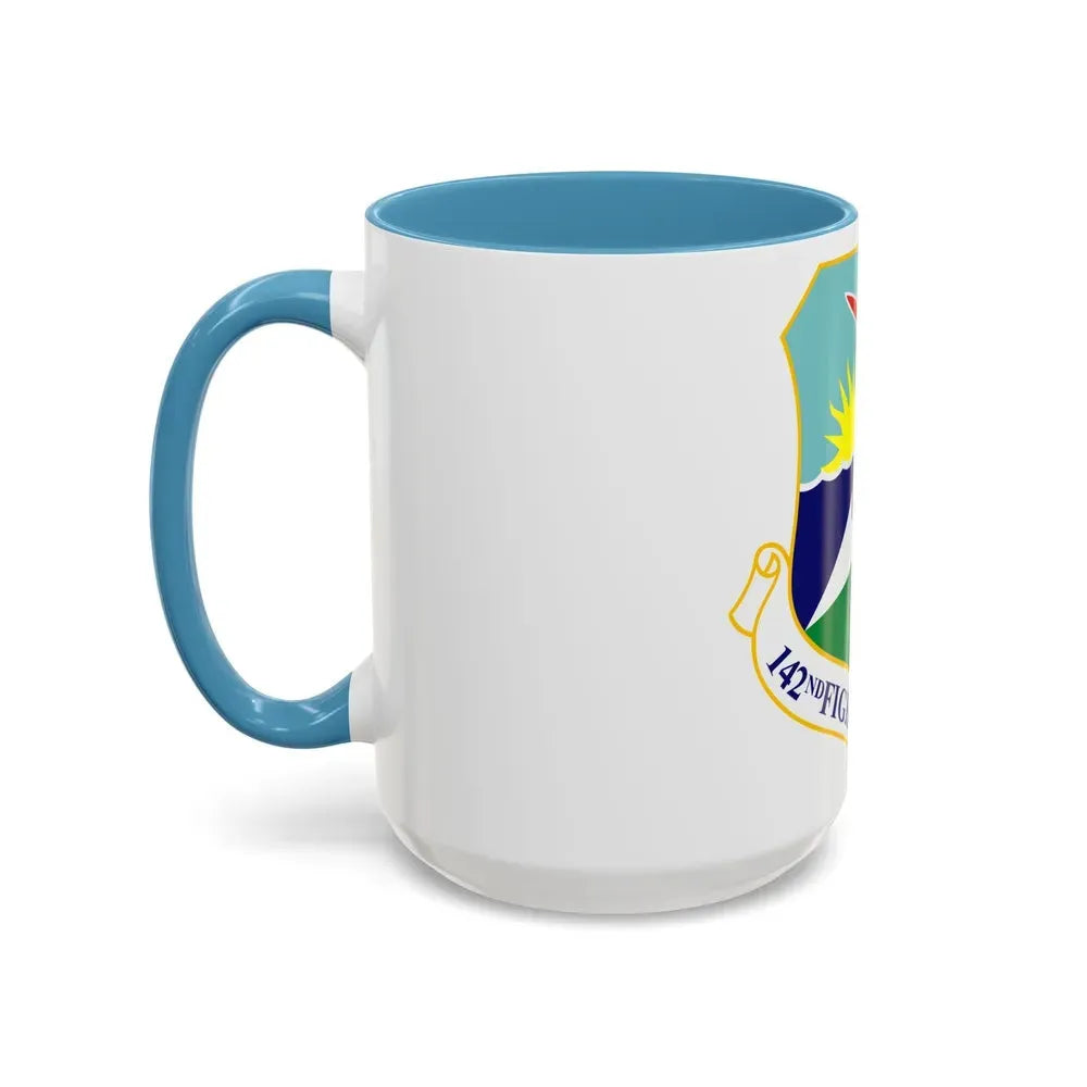 142nd Fighter Wing (U.S. Air Force) Accent Coffee Mug - Go Mug Yourself