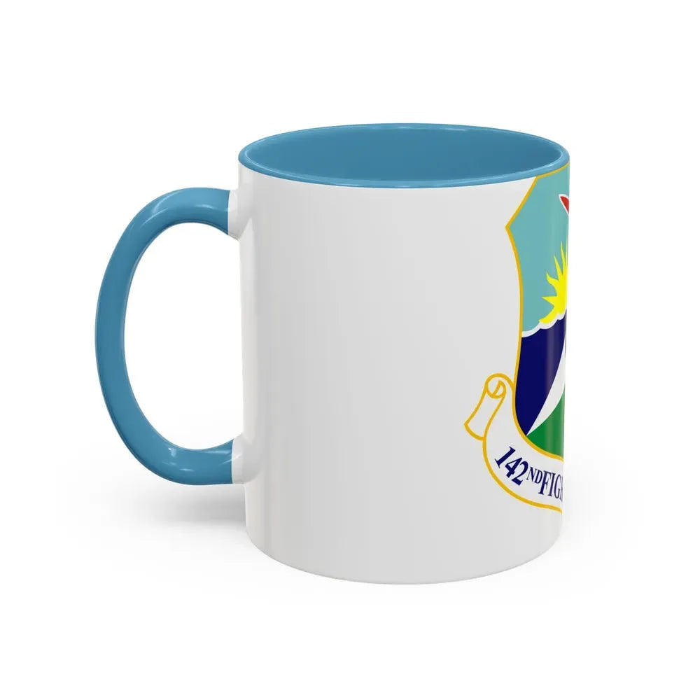 142nd Fighter Wing (U.S. Air Force) Accent Coffee Mug - Go Mug Yourself