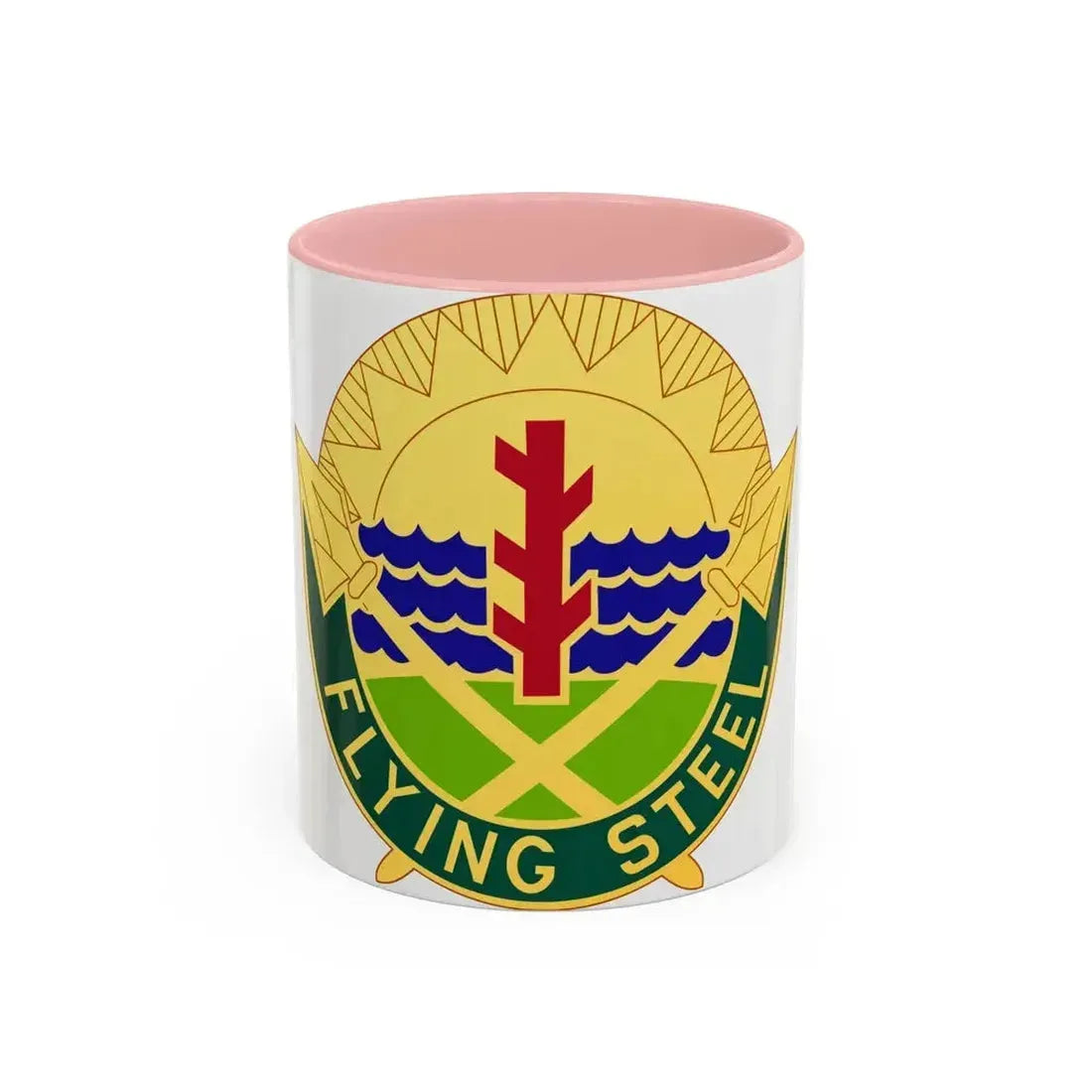143 Military Police Battalion (U.S. Army) Accent Coffee Mug 11oz Pink - Go Mug Yourself