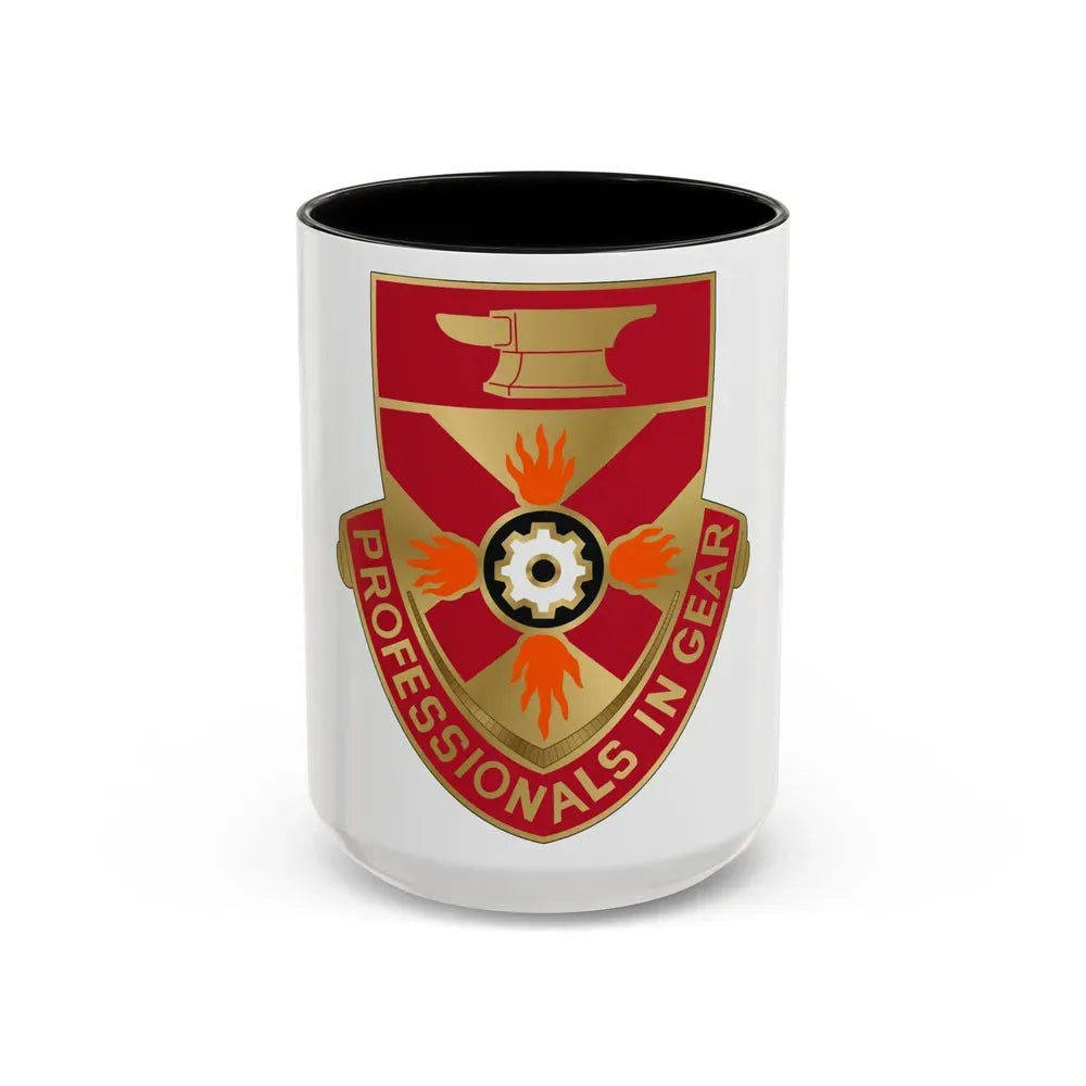 143 Ordnance Battalion (U.S. Army) Accent Coffee Mug 15oz Black - Go Mug Yourself