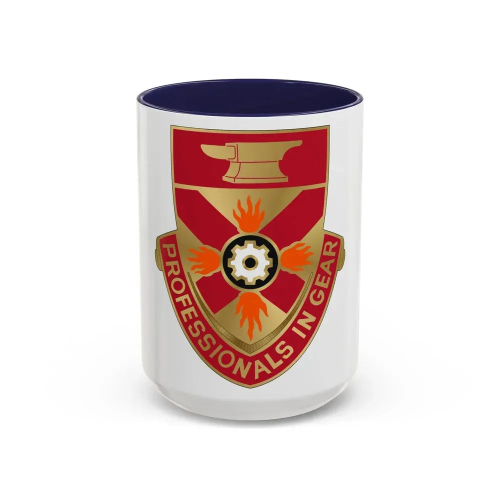 143 Ordnance Battalion (U.S. Army) Accent Coffee Mug 15oz Navy - Go Mug Yourself