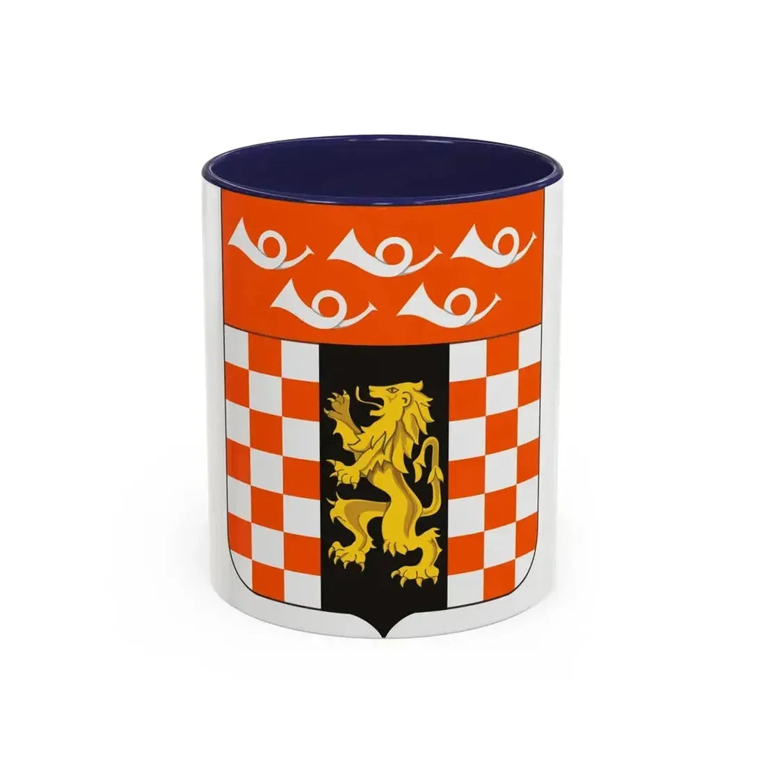 143 Signal Battalion 2 (U.S. Army) Accent Coffee Mug 11oz Navy - Go Mug Yourself