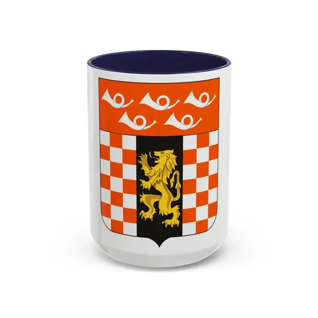 143 Signal Battalion 2 (U.S. Army) Accent Coffee Mug 15oz Navy - Go Mug Yourself